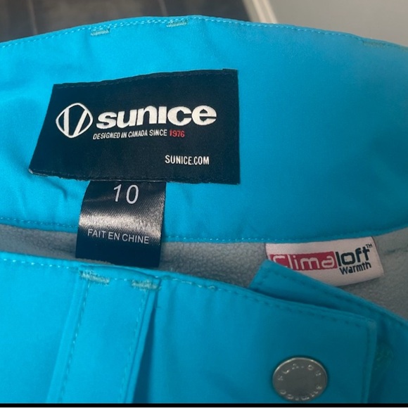 Sunice Bright Blue Kids Casual Pants - Picture 3 of 3